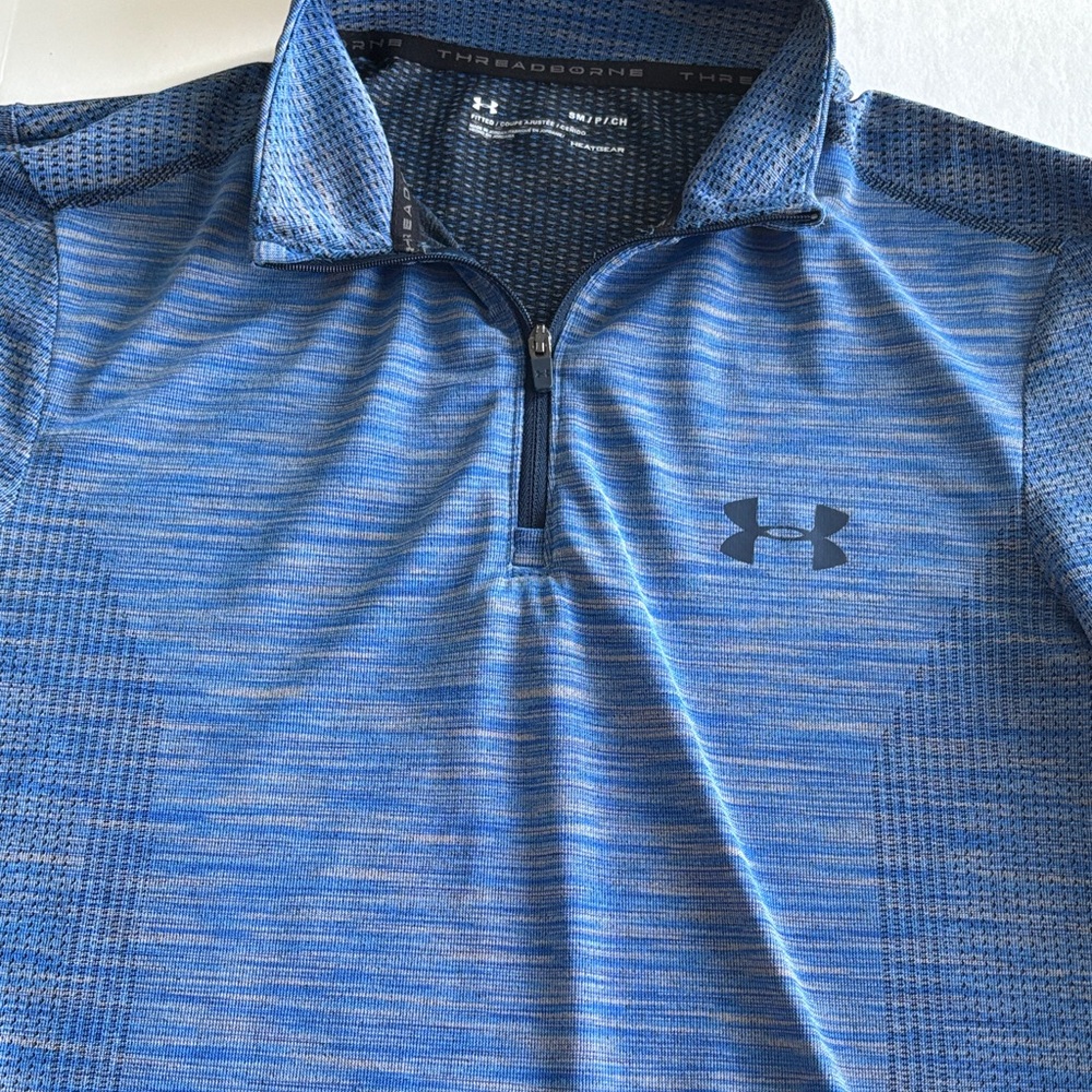 Under Armour Blue Quarter-Zip Pullover